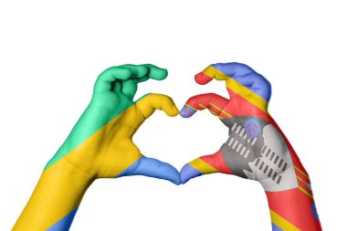 Gabon Eswatini Kalbi, El hareketi kalp yapma, Kırpma Yolu