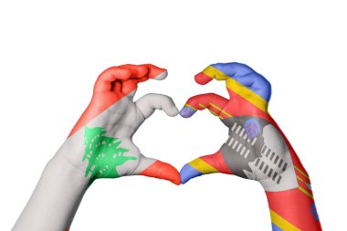 Lübnan Eswatini Kalbi, El hareketi kalp yapma, Kırpma Yolu