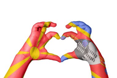 Kuzey Makedonya Eswatini Kalbi, El hareketi, kalp yapma, Kırpma Yolu