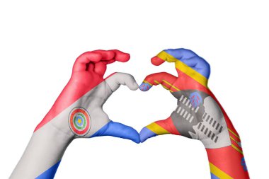 Paraguay Eswatini Kalbi, El hareketi kalp yapmak, Kırpma Yolu