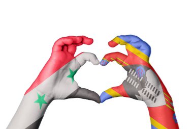 Suriye Eswatini Kalbi, El hareketi kalp yapma, Kırpma Yolu