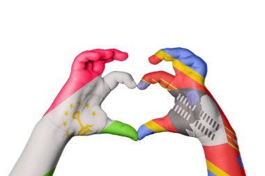 Tacikistan Eswatini Kalbi, El hareketi kalp yapma, Kırpma Yolu