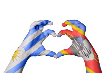 Uruguay Eswatini Kalbi, El hareketi kalp yapmak, Kırpma Yolu