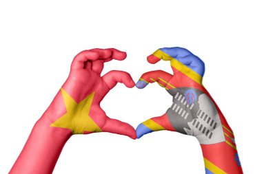 Vietnam Eswatini Kalbi, El hareketi kalp yapma, Kırpma Yolu