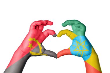 Angola Etiyopya Kalbi, El hareketi kalp yapma, Kırpma Yolu