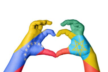 Venezuela Etiyopya Kalbi, El hareketi kalp yapma, Kırpma Yolu