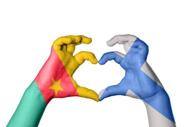 Kamerun Finlandiya Kalbi, El hareketi kalp yapma, Kırpma Yolu