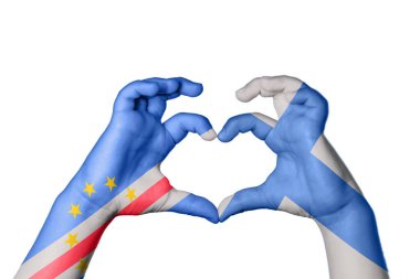 Cape Verde Finlandiya Kalbi, el hareketi kalp yapma, Kırpma Yolu