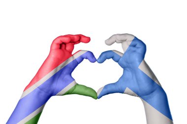 Gambiya Finlandiya Kalbi, El hareketi kalp yapma, Kırpma Yolu