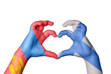 Moğolistan Finlandiya Kalbi, El hareketi kalp yapma, Kırpma Yolu