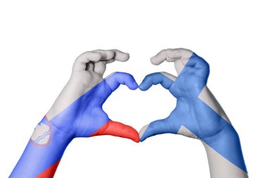 Slovenya Finlandiya Kalbi, El hareketi kalp yapma, Kırpma Yolu