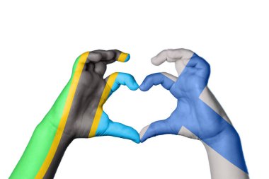 Tanzanya Finlandiya Kalbi, el hareketi kalp yapma, Kırpma Yolu