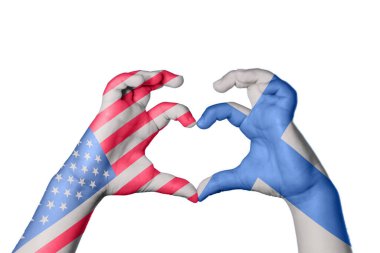 Birleşik Devletler Finlandiya Kalbi, El hareketi kalp yapma, Kırpma Yolu