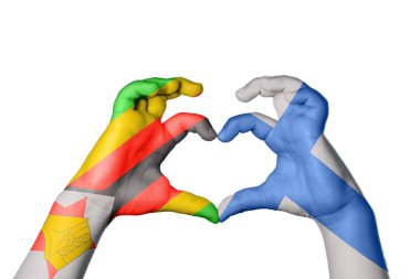 Zimbabwe Finlandiya Kalbi, el hareketi kalp yapma, Kırpma Yolu