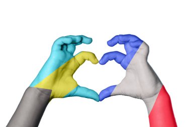 Bahamalar Fransa 'nın Kalbi, El hareketi kalp yapmak, Kırpma Yolu