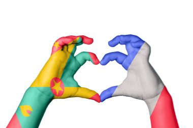 Grenada Fransa Kalbi, El hareketi kalp yapmak, Kırpma Yolu