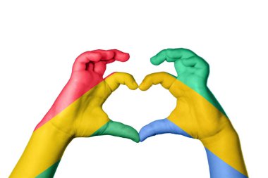 Bolivya Gabon Kalbi, El hareketi kalp yapma, Kırpma Yolu