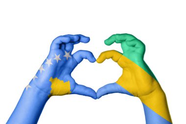 Kosova Gabon Kalbi ve El hareketi kalp yaptı, Yol Kesme