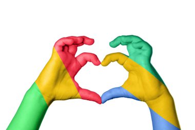 Mali Gabon Kalbi, El hareketi kalp yapma, Kırpma Yolu