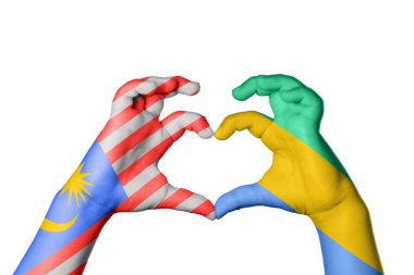 Malezya Gabon Kalbi, El hareketi kalp yapma, Kırpma Yolu