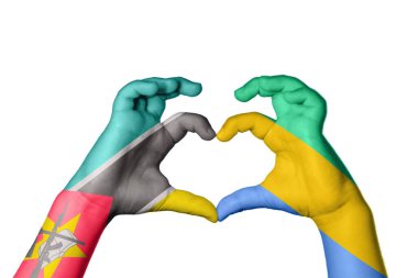 Mozambik Gabon Kalbi, El hareketi kalp yapma, Kırpma Yolu