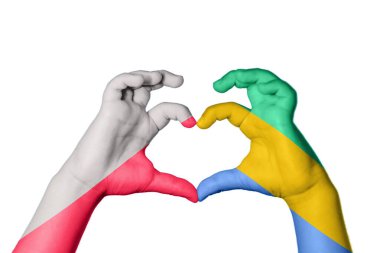 Polonya Gabon Kalbi, El hareketi kalp yapma, Kırpma Yolu