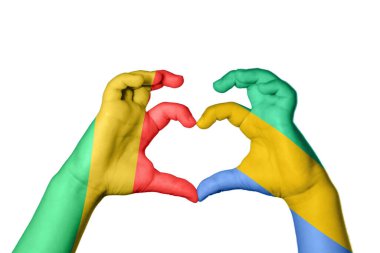 Kongo Gabon 'un Kalbi Cumhuriyeti, El hareketi kalp yapmak, Kırpma Yolu