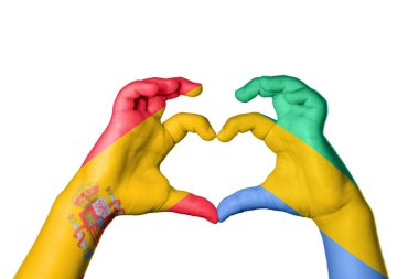 İspanya Gabon Kalbi, El hareketi kalp yapma, Kırpma Yolu