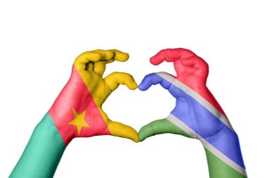 Kamerun Gambiya Kalbi, El hareketi kalp yapma, Kırpma Yolu