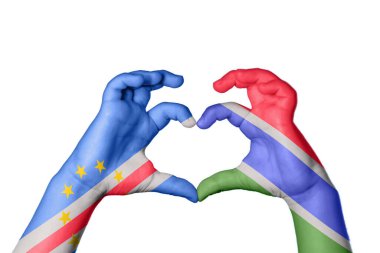 Cape Verde Gambiya Kalbi, El hareketi kalp yapmak, Kırpma Yolu