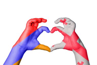 Ermenistan Gürcistan Kalbi, El hareketi kalp yapma, Kırpma Yolu