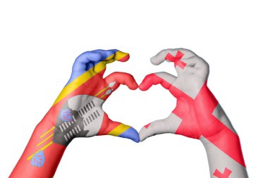 Eswatini Georgia Kalbi, El hareketi kalp yapma, Kırpma Yolu