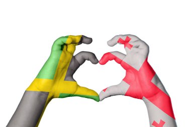 Jamaika Georgia Kalbi, El hareketi kalp yapma, Kırpma Yolu