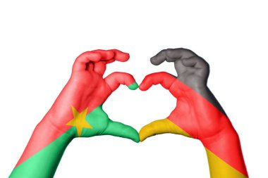 Burkina Faso Almanya Kalbi, El hareketi kalp yapma, Kırpma Yolu