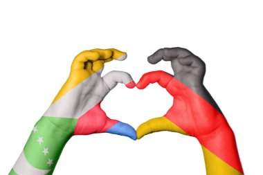 Comoros Almanya Kalbi, El hareketi kalp yapmak, Kırpma Yolu