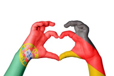 Portekiz Almanya Kalbi, El hareketi kalp yapma, Kırpma Yolu