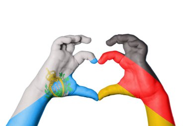 San Marino Almanya Kalbi, El hareketi kalp yapma, Kırpma Yolu