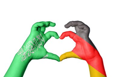 Suudi Arabistan Almanya Kalbi, El hareketi kalp yapma, Kırpma Yolu