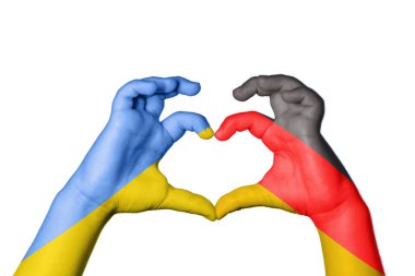 Ukrayna Almanya Kalbi, El hareketi kalp yapma, Kırpma Yolu