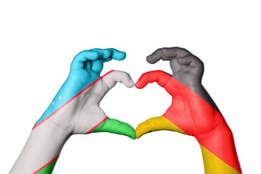 Özbekistan Almanya Kalbi, El hareketi kalp yapma, Kırpma Yolu