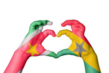 Surinam Gana Kalbi, El hareketi kalp yapma, Kırpma Yolu