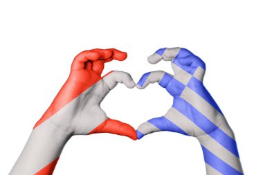 Avusturya Yunanistan Kalbi, El hareketi, kalp yapma, Kırpma Yolu