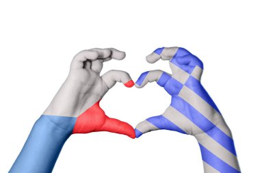 Çek Cumhuriyeti Yunanistan Kalbi, El hareketi, kalp yapma, Kırpma Yolu
