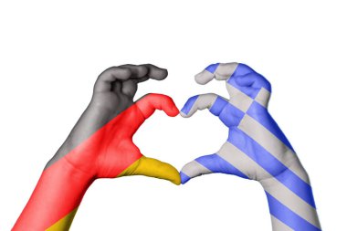 Almanya Yunanistan Kalbi, El hareketi, kalp yapma, Kırpma Yolu