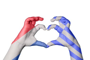 Hollanda Yunanistan Kalbi, El hareketi, kalp yapma, Kırpma Yolu