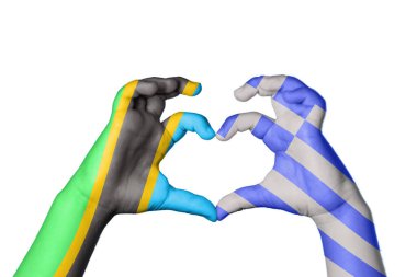 Tanzanya Yunanistan Kalbi, El hareketi, kalp yapma, Kırpma Yolu