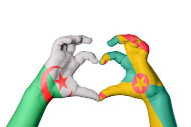 Cezayir Grenada Kalbi, El hareketi kalp yapma, Kırpma Yolu