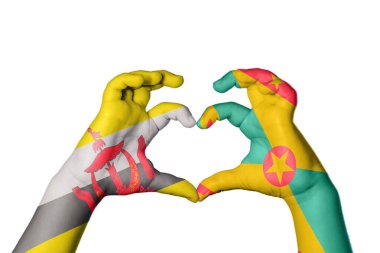 Brunei Grenada Kalbi, El hareketi kalp yapma, Kırpma Yolu