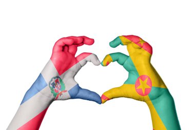 Dominik Cumhuriyeti Grenada Kalbi, El hareketi kalp yapma, Kırpma Yolu