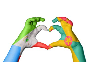 Ekvator Ginesi Grenada Kalbi, El hareketi kalp yapma, Kırpma Yolu